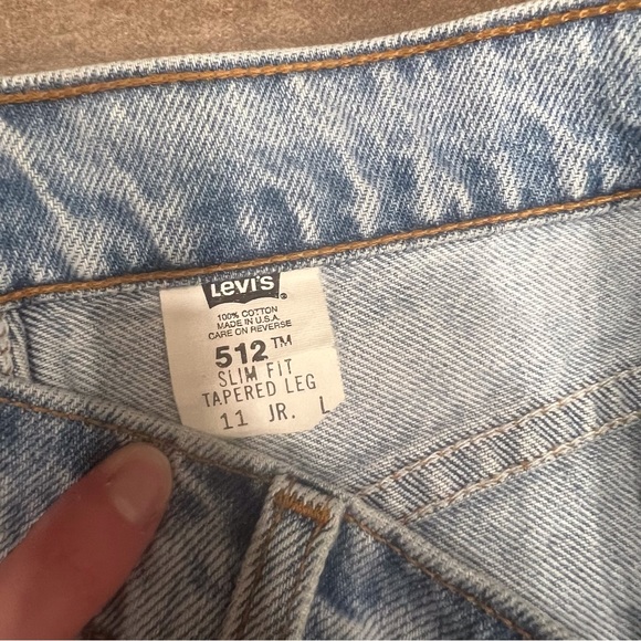 VTG Levi’s 512 Mom Jeans Light Wash 10 - Picture 6 of 7